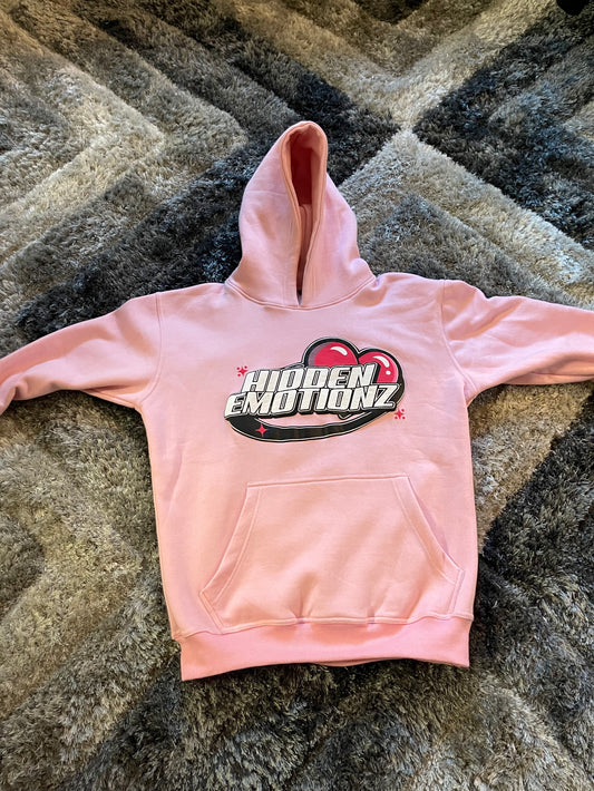 PINK PULL OVER HOODIE