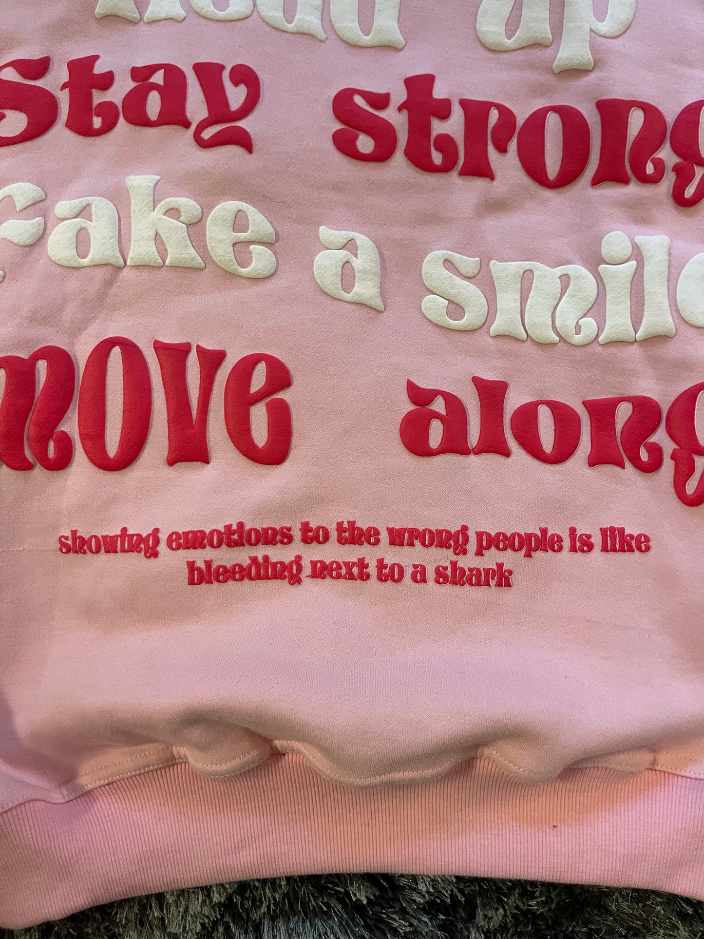 PINK PULL OVER HOODIE