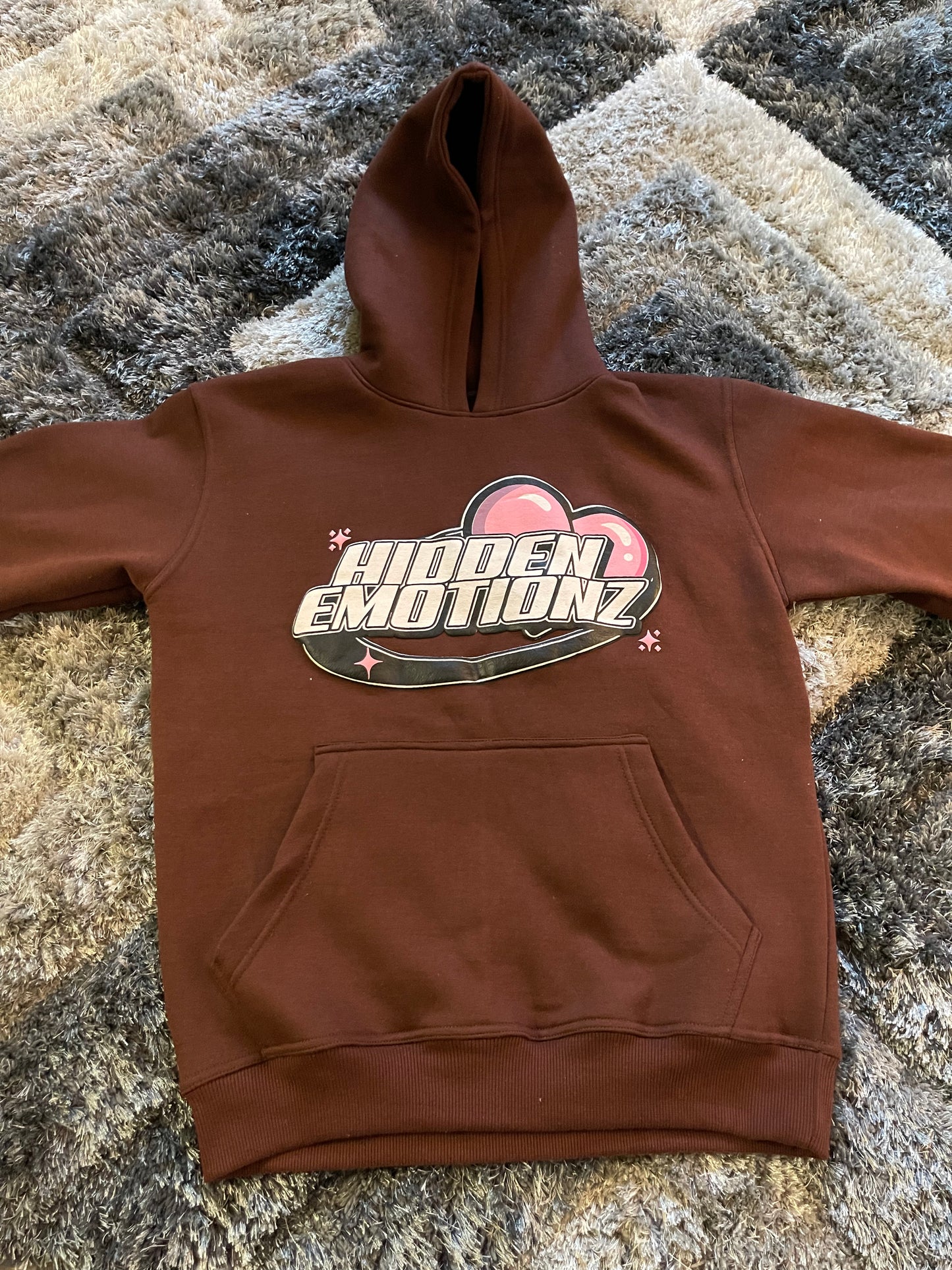 Brown pull Over Hoodie