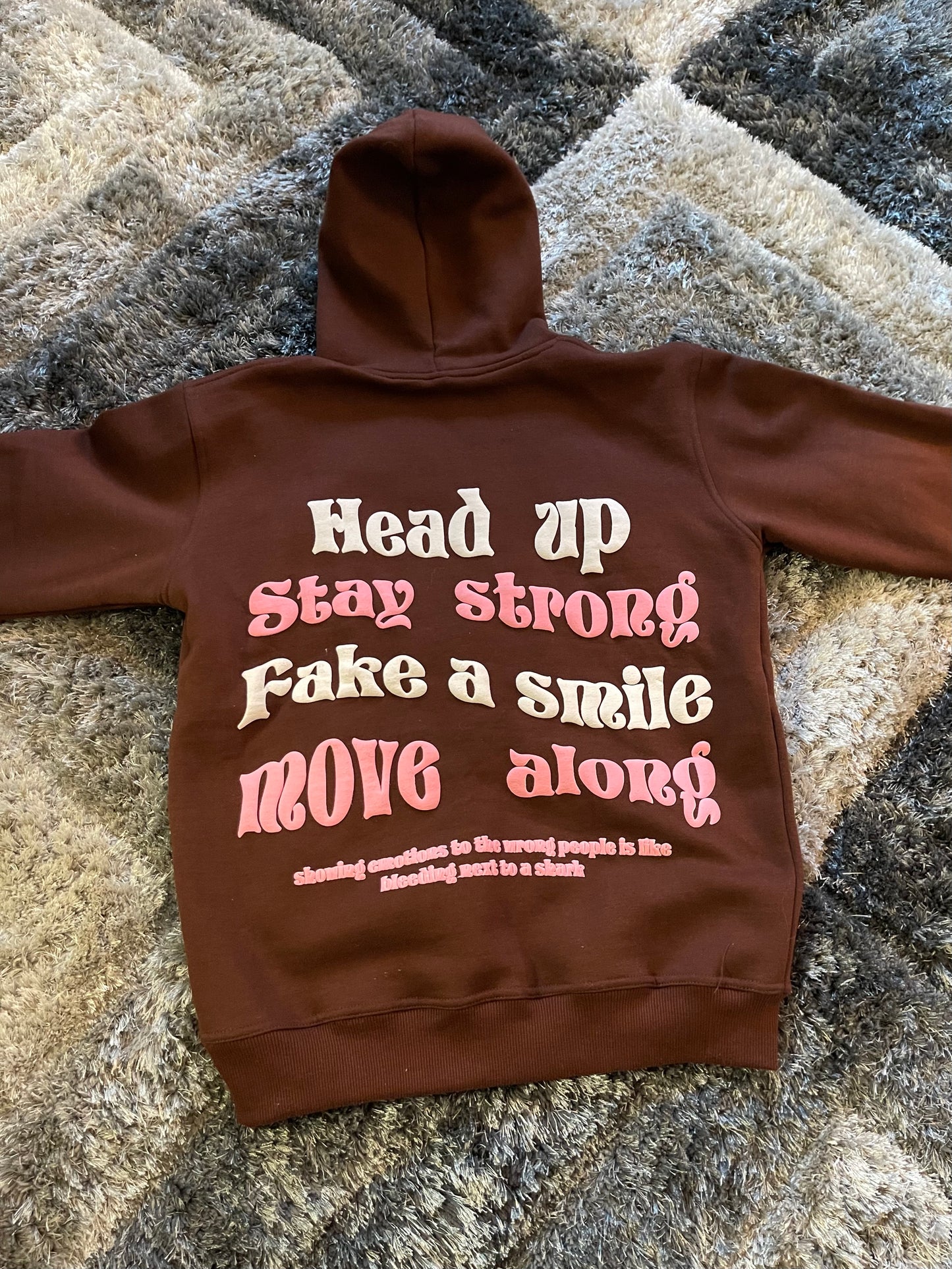 Brown pull Over Hoodie