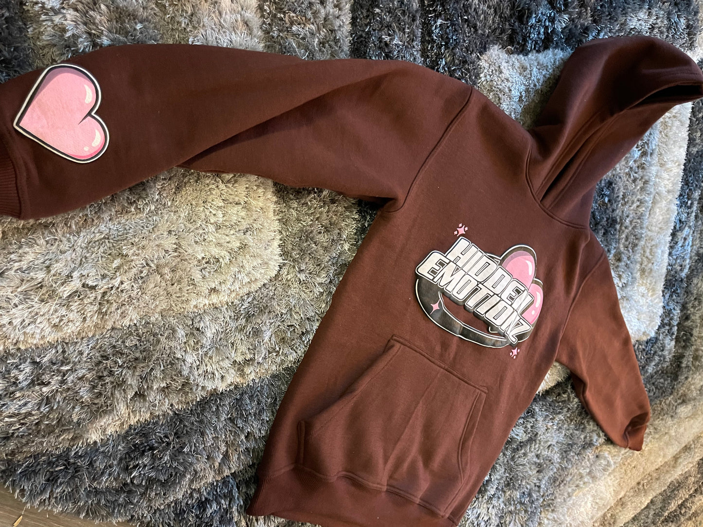 Brown pull Over Hoodie